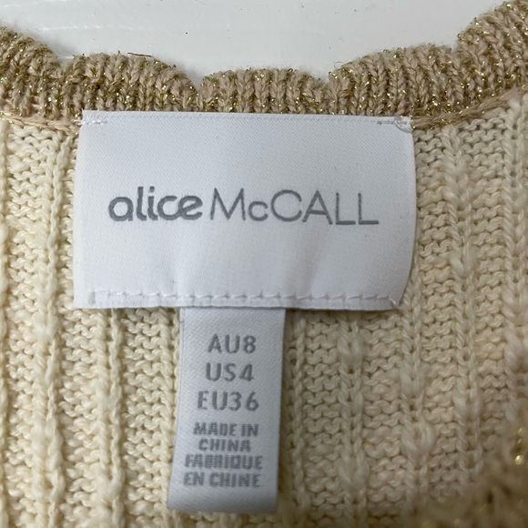 Alice McCall Heaven Help Knit Mini Dress Size 4 - Picture 5 of 9